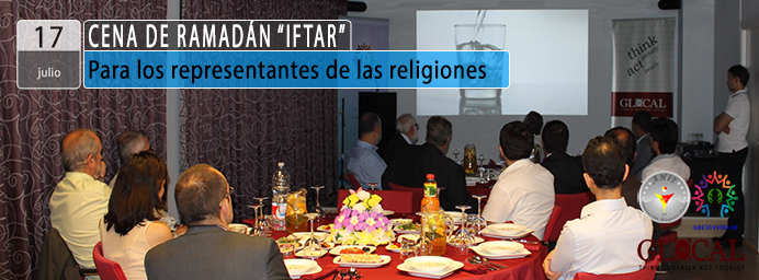 Cena de Ramadán IFTAR Representantes religiosos